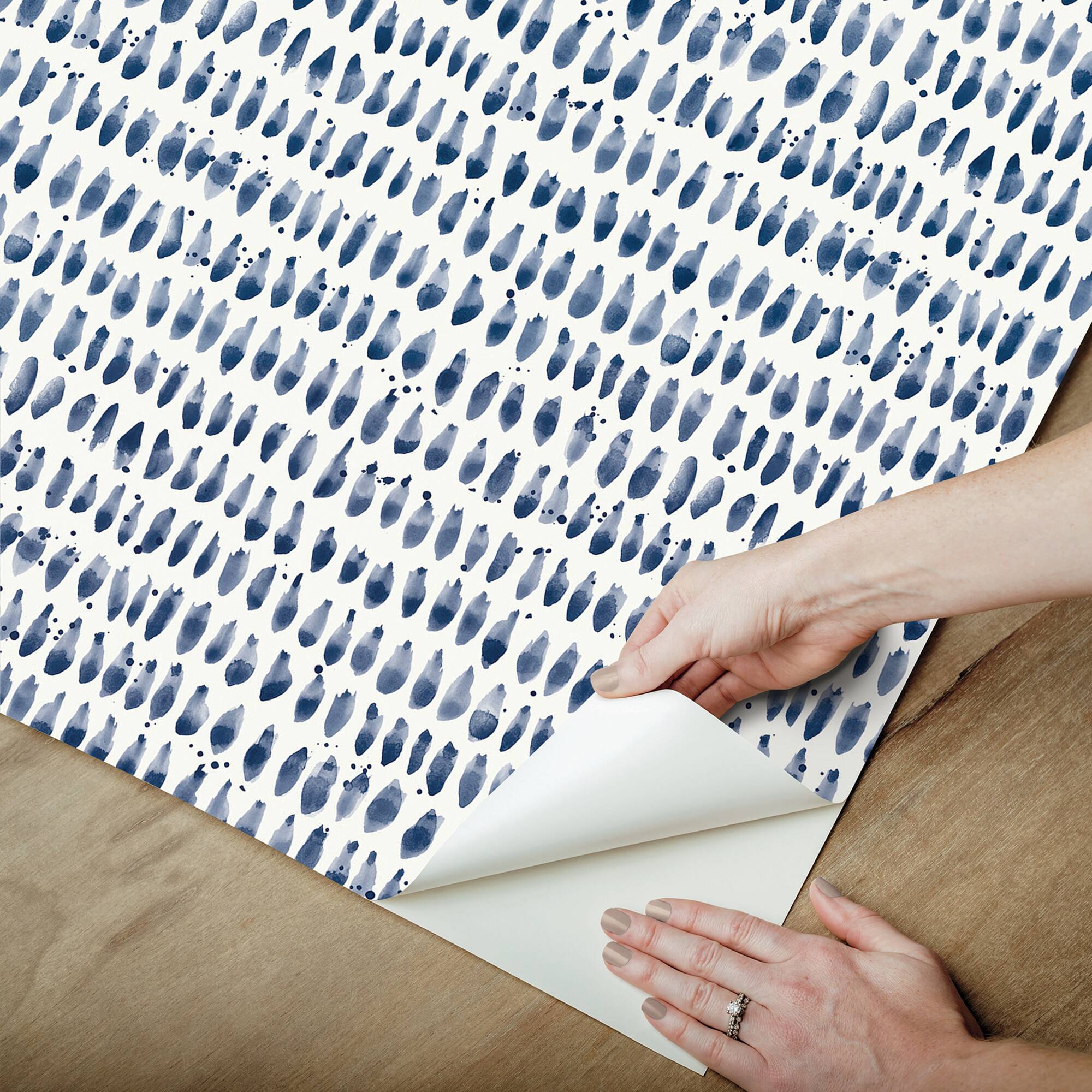 InHome Mystical Navy Peel & Stick Wallpaper